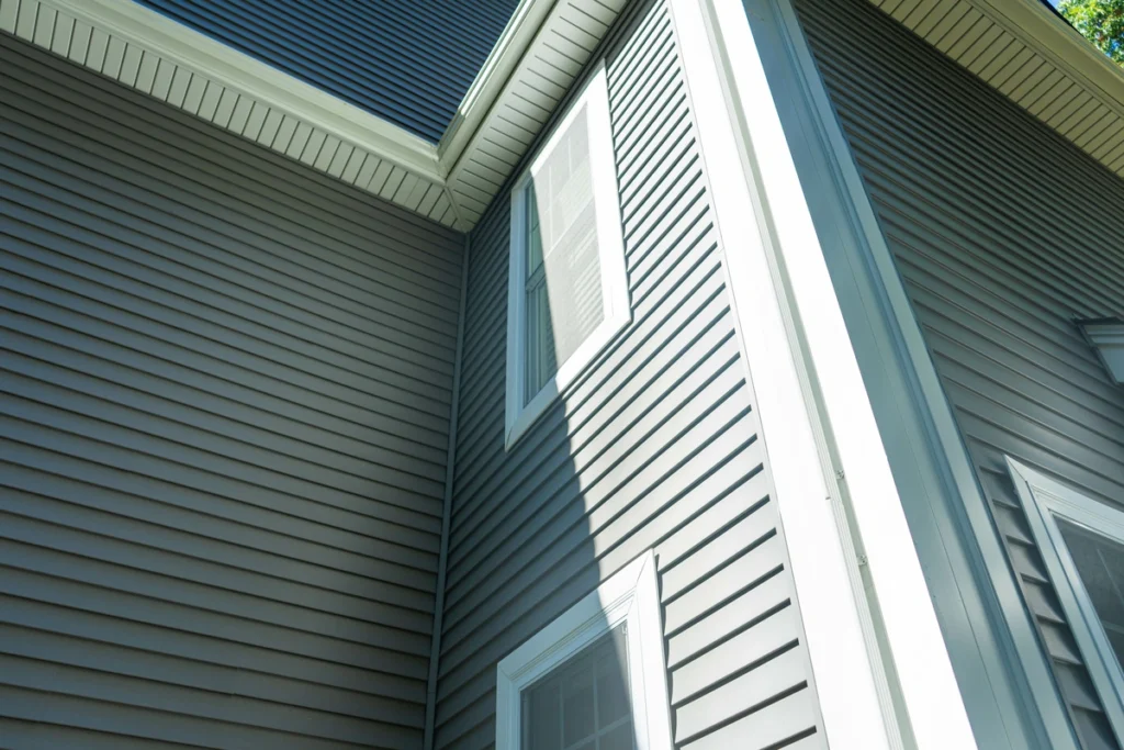 grey siding home