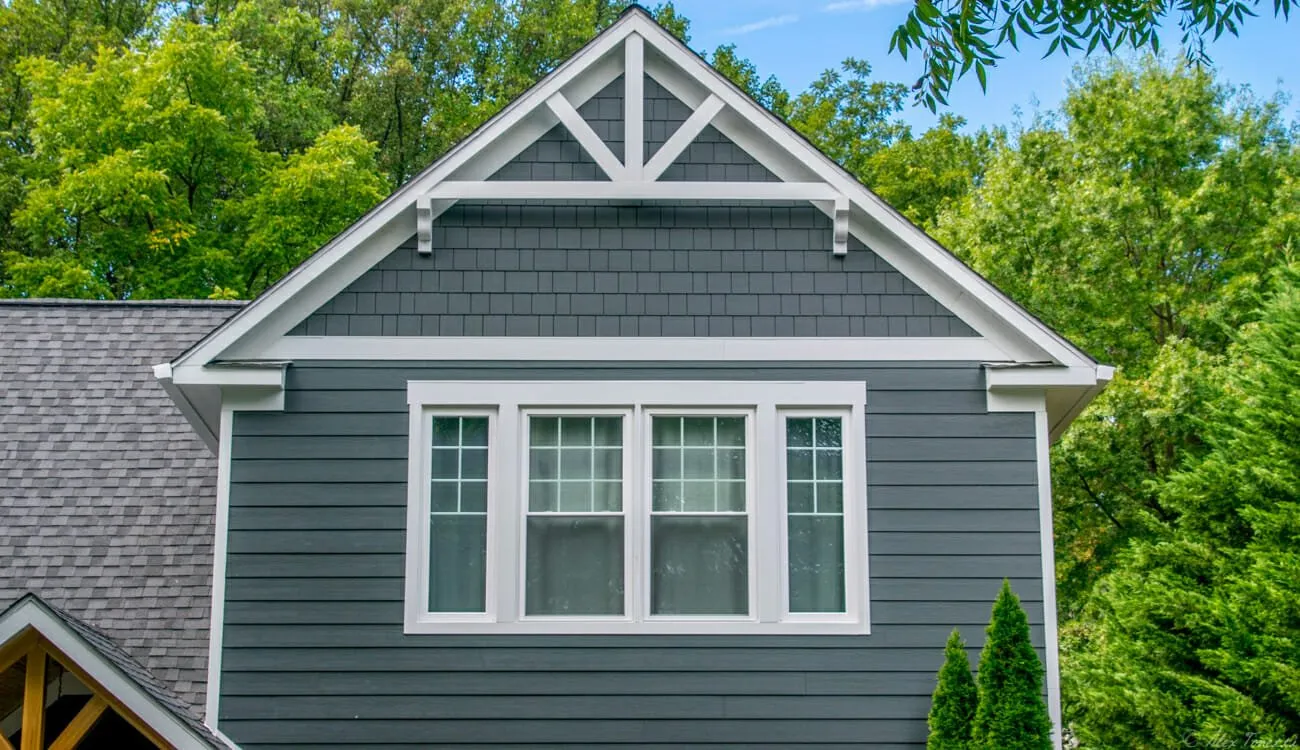 siding on home with durable new james hardie siding
