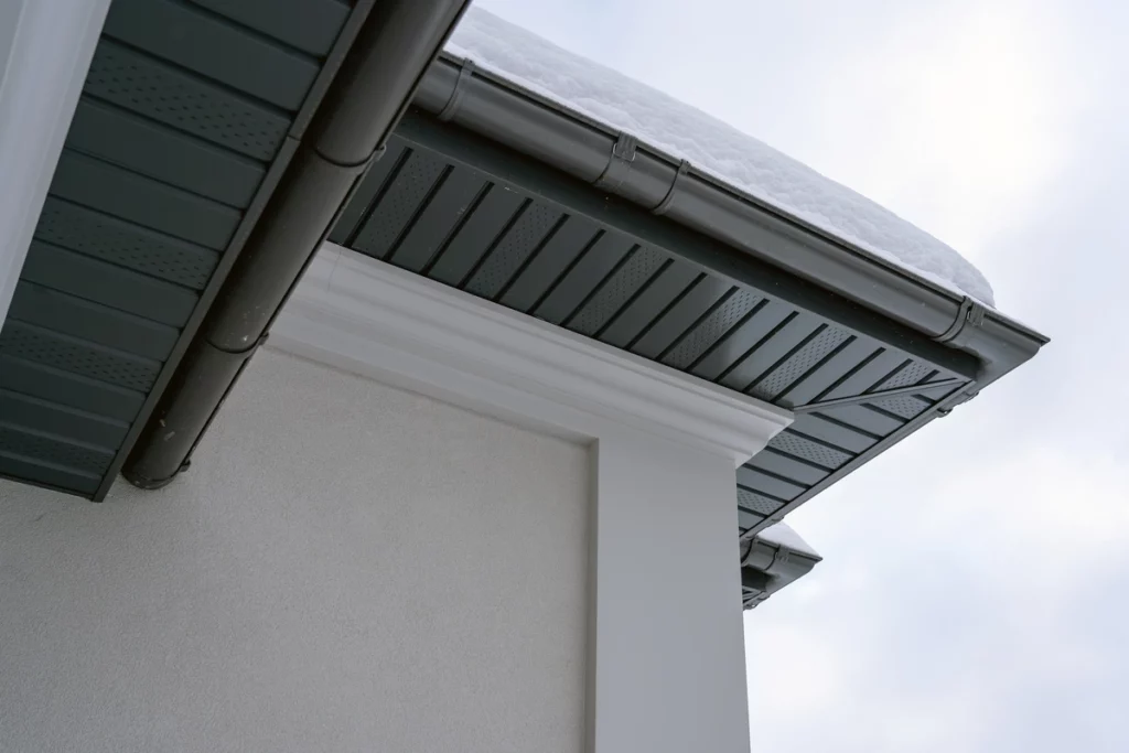 underside of a roof soffit