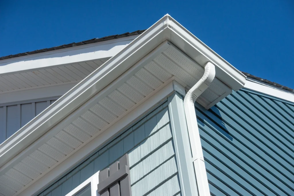 white eave roof