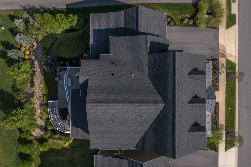dark gray roof