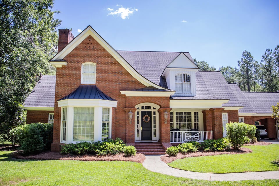 best siding for house-brick sided house