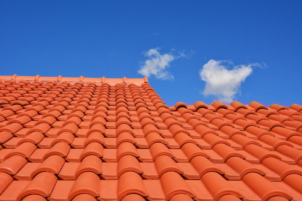 energy efficient roofing-clay tile roof