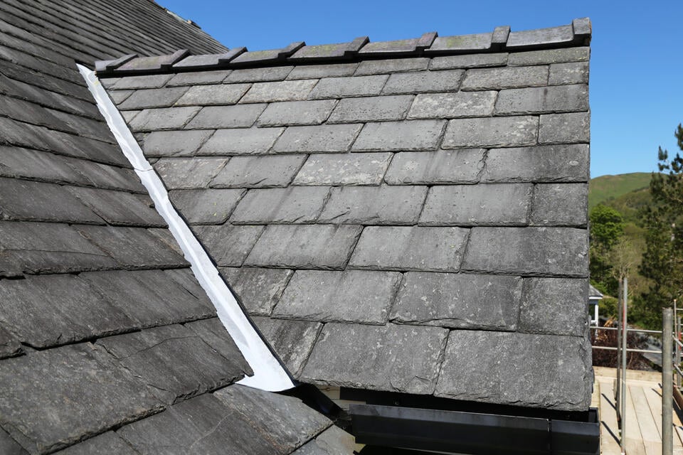 energy efficient roofing-slate tile roof