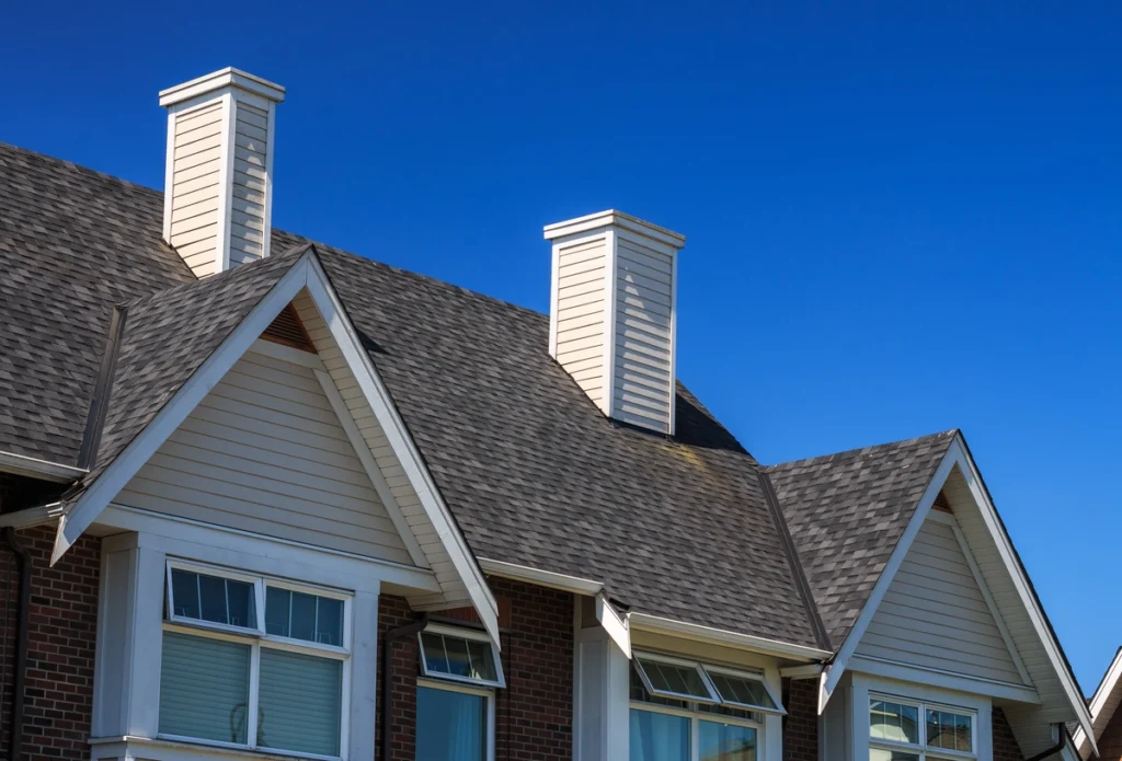 shingled roof
