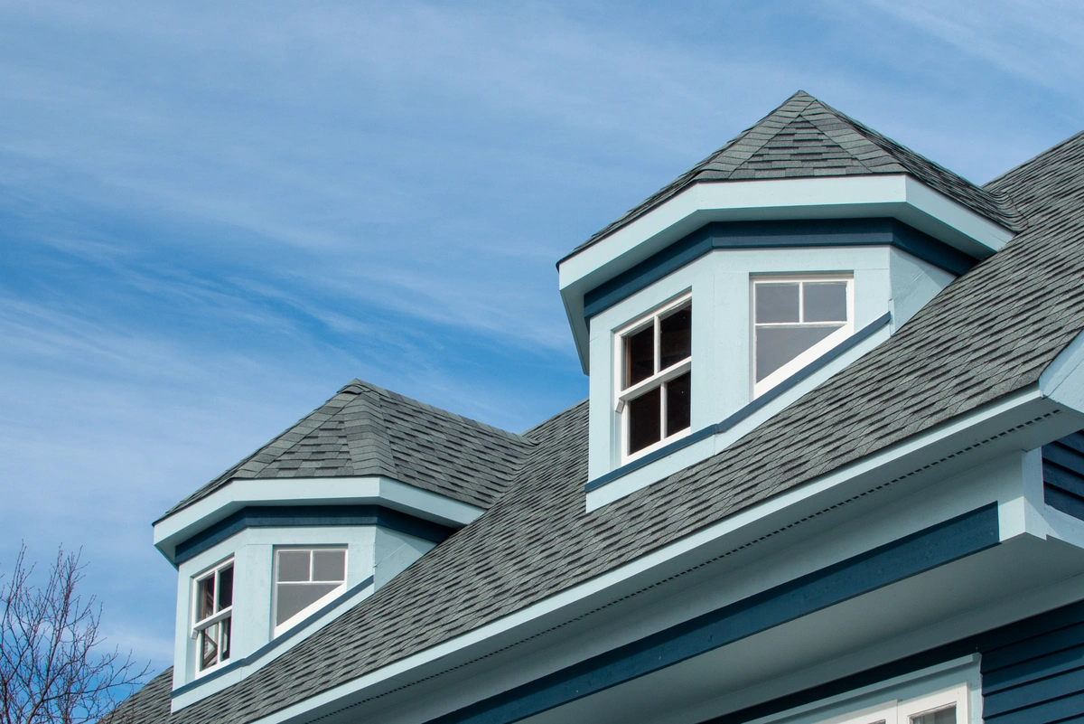 shingle roof slant