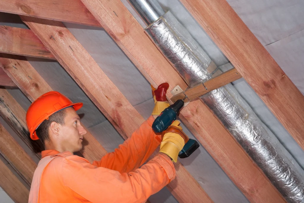 drilling in a new roof