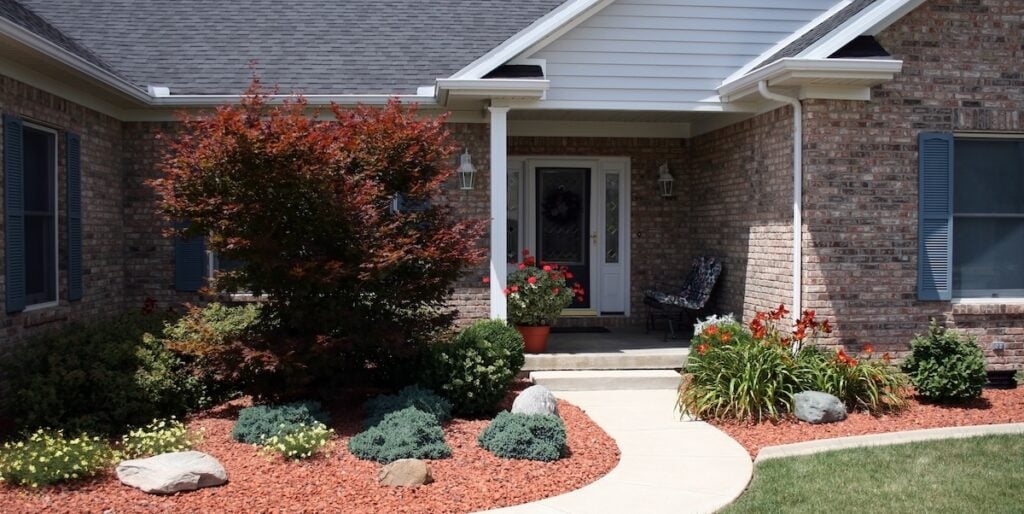 brick siding home